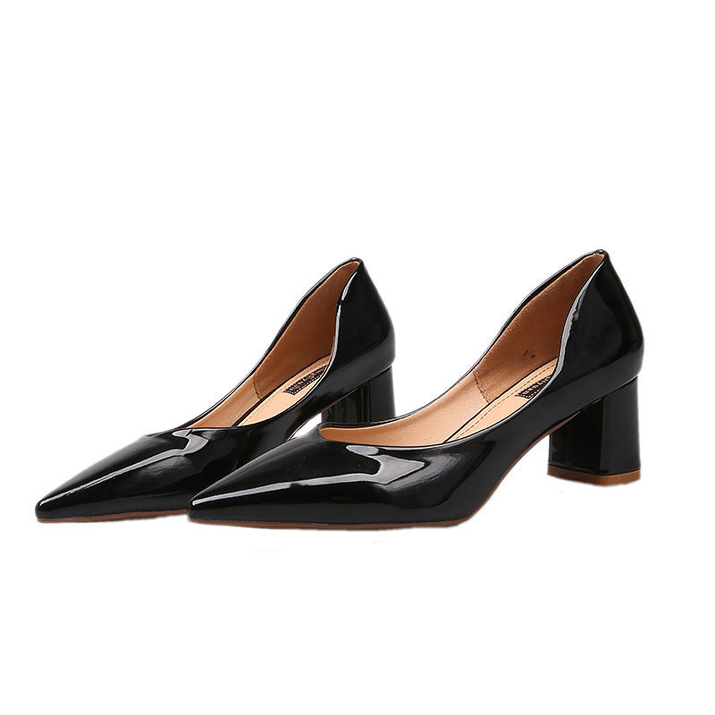 Damen Elegante und zeitlose Absatzschuhe mit blockförmigem Absatz Drune