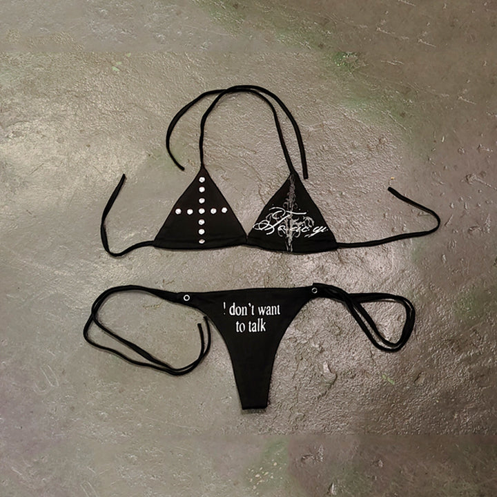 Damen Bikini-Set mit ausgefallenen Details und einzigartigen Akzenten Drune
