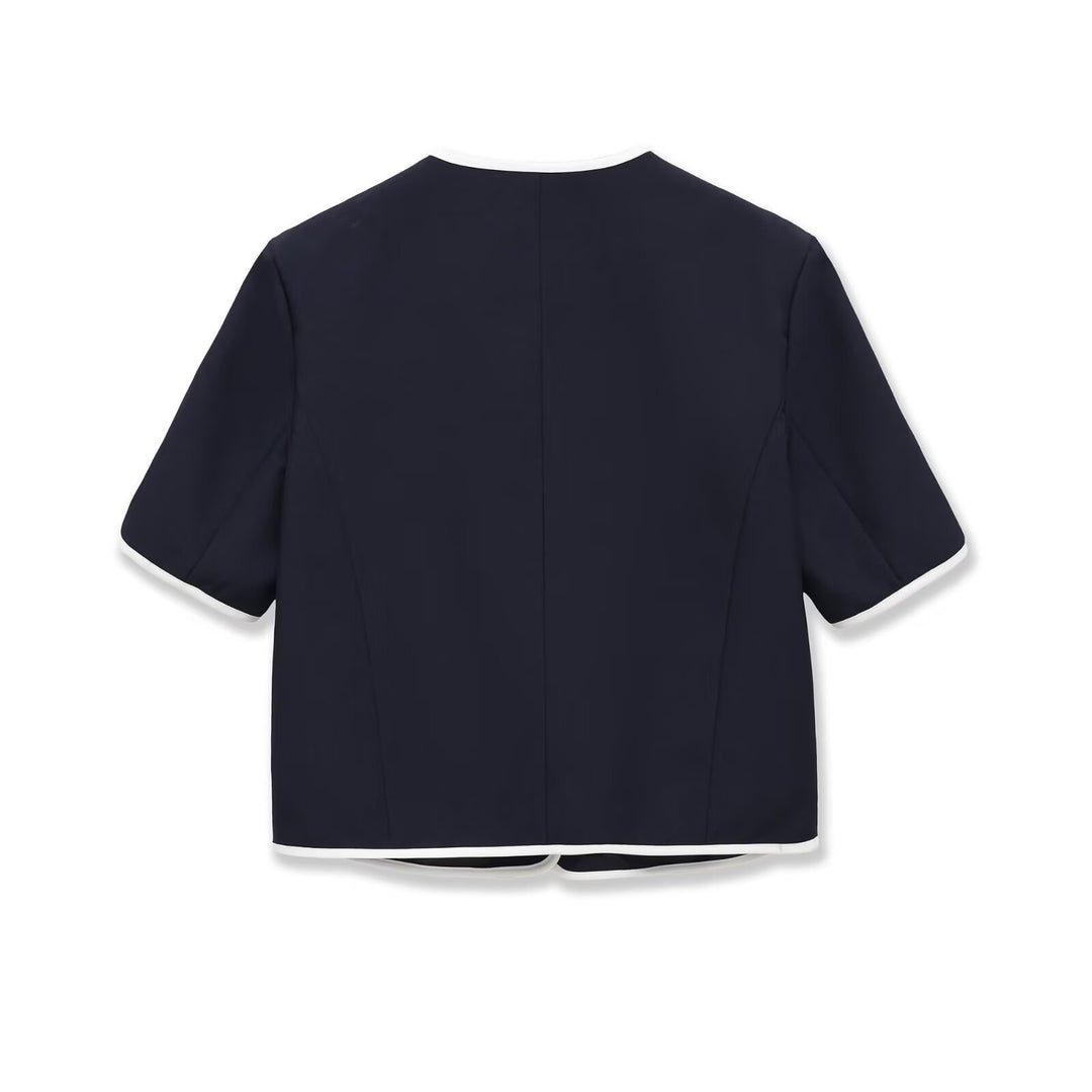 Damen Weit geschnittene Dress-Pants mit elastischem Bund und seitlichen Eingrifftaschen Drune