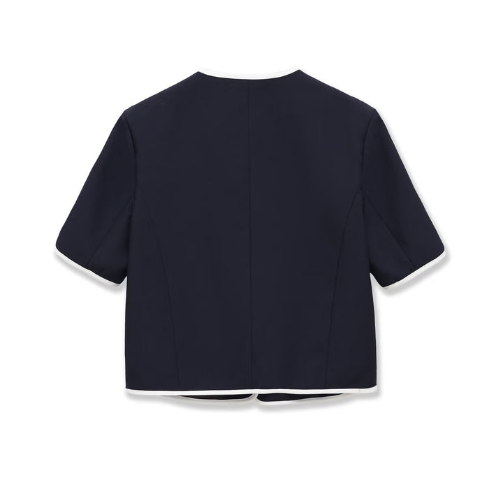 Damen Weit geschnittene Dress-Pants mit elastischem Bund und seitlichen Eingrifftaschen Drune