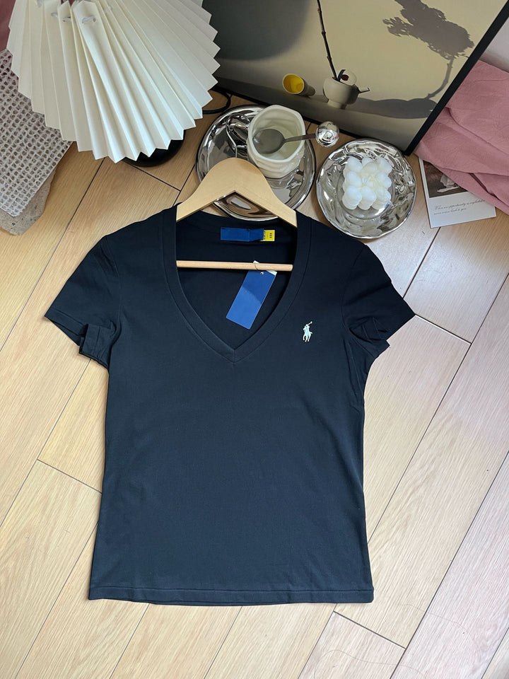 Damen V-Ausschnitt T-Shirt Drune 1787928014