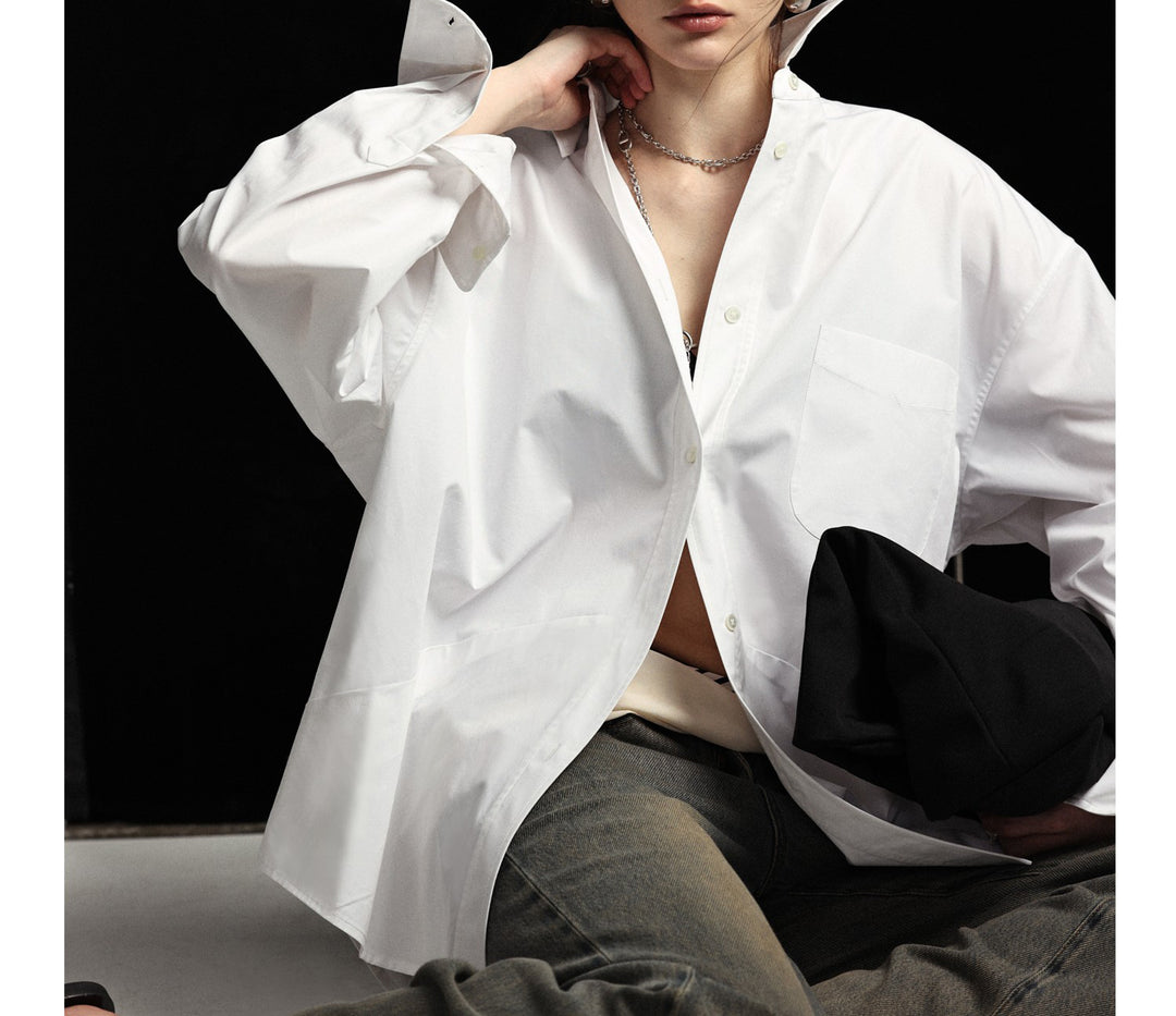 Damen Oversized Hemd Drune