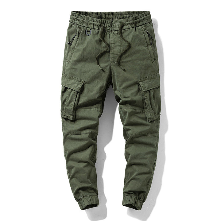 Herren Utility-Joggerhose mit sculpted Kniepaneelen, verstärkten Cargotaschen und elastischem Komfortbund Drune