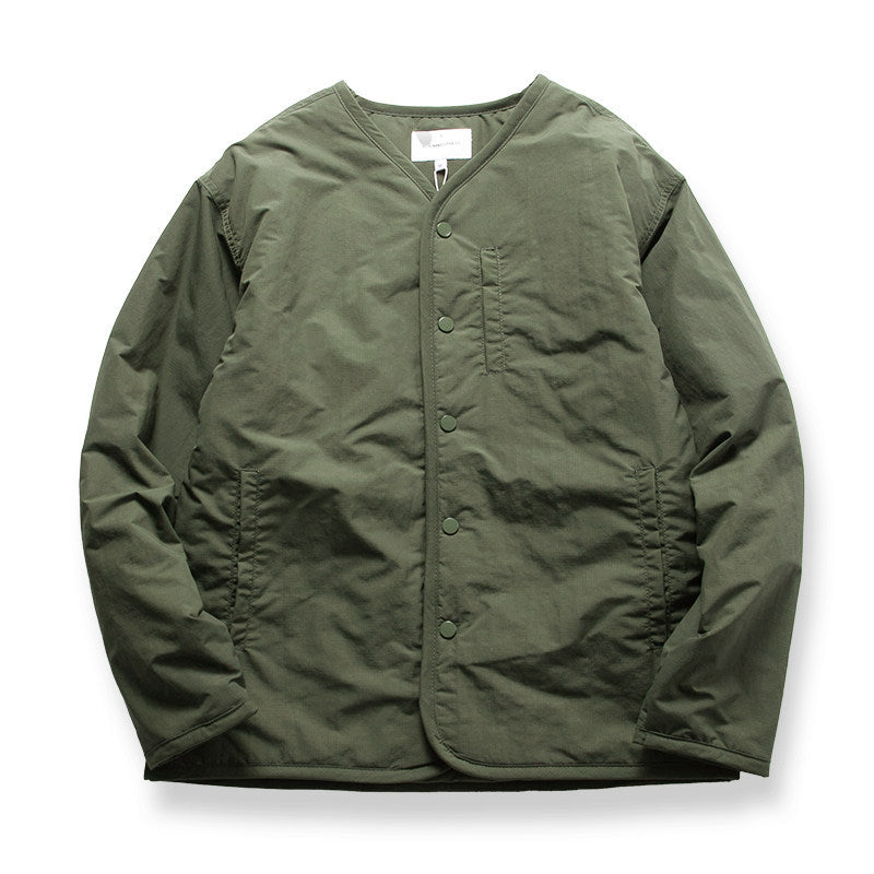 Herren Fleece-Innenjacke mit Druckknöpfen Drune