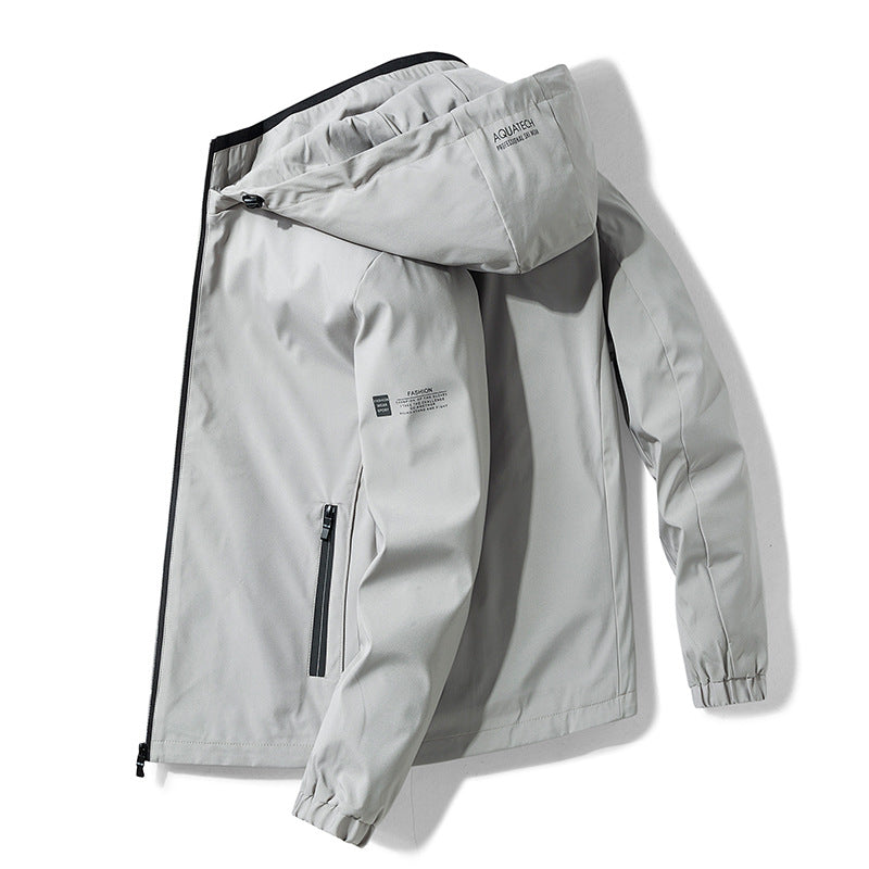 Herren Wetterfeste Outdoorjacke mit verstellbarer Kapuze Drune 1787797862