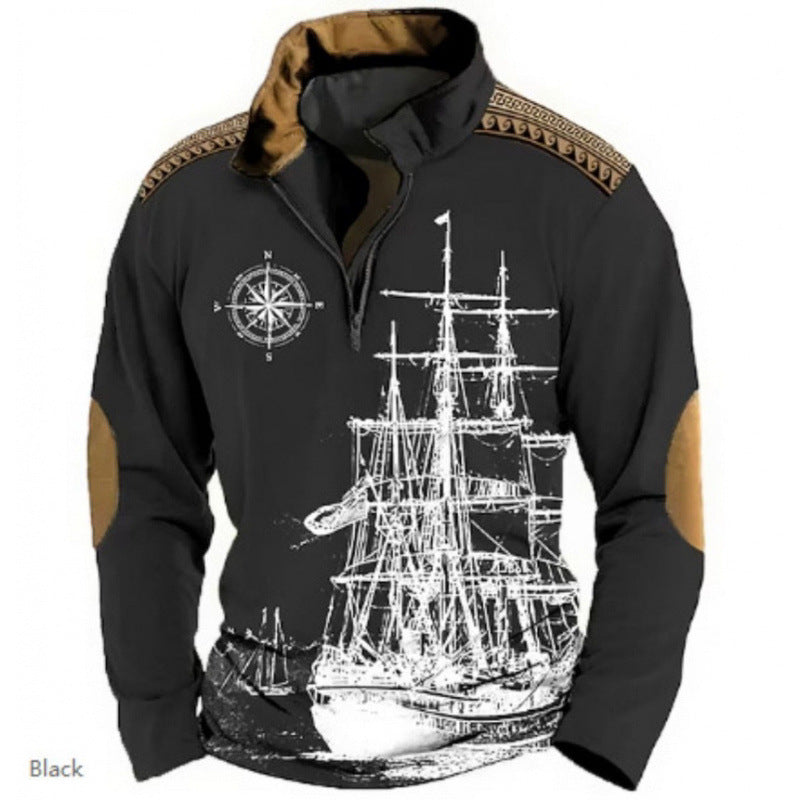 Herren attraktiver Freizeitpullover Drune