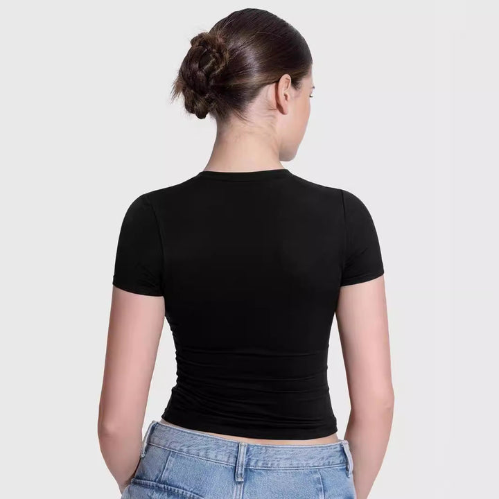 Damen Figurbetontes T-Shirt Drune