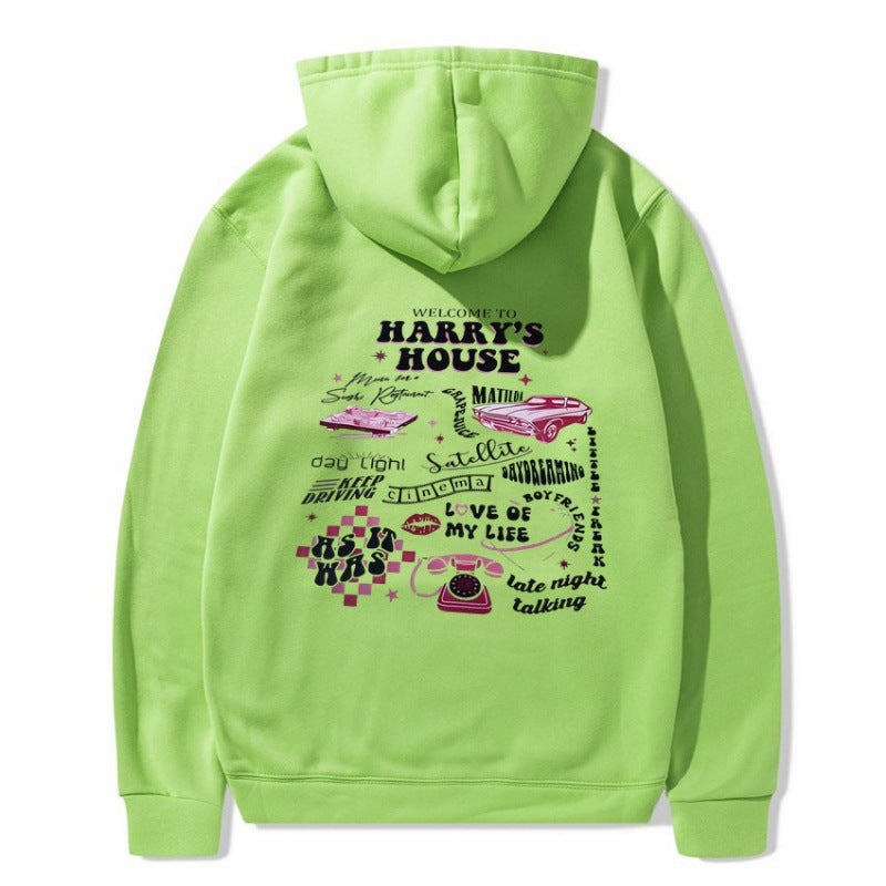 Damen Kapuzenpullover mit einzigartigem Grafikdesign Drune