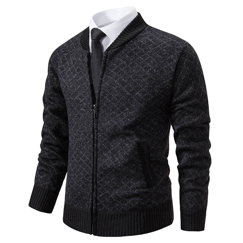 Herren modischer Strickblazer mit feinem Strukturmuster Drune