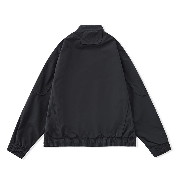 Damen Kurze Boxy‑Utility‑Jacke mit ergonomischen Teilungsnähten, hohem Stehkragen und Kordelzug Drune