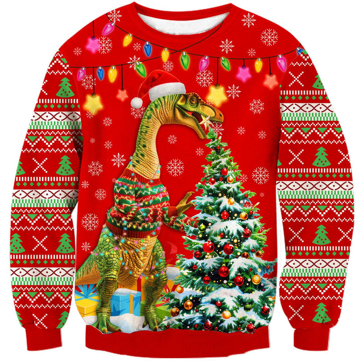 Damen Lustiger Weihnachtlicher Sweatshirt Drune