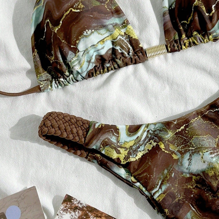 Damen Triangel-Bikini mit innovativen gewebten Details Drune