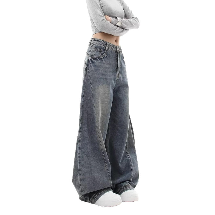Damen Weitgeschnittene Mom-Jeans Drune