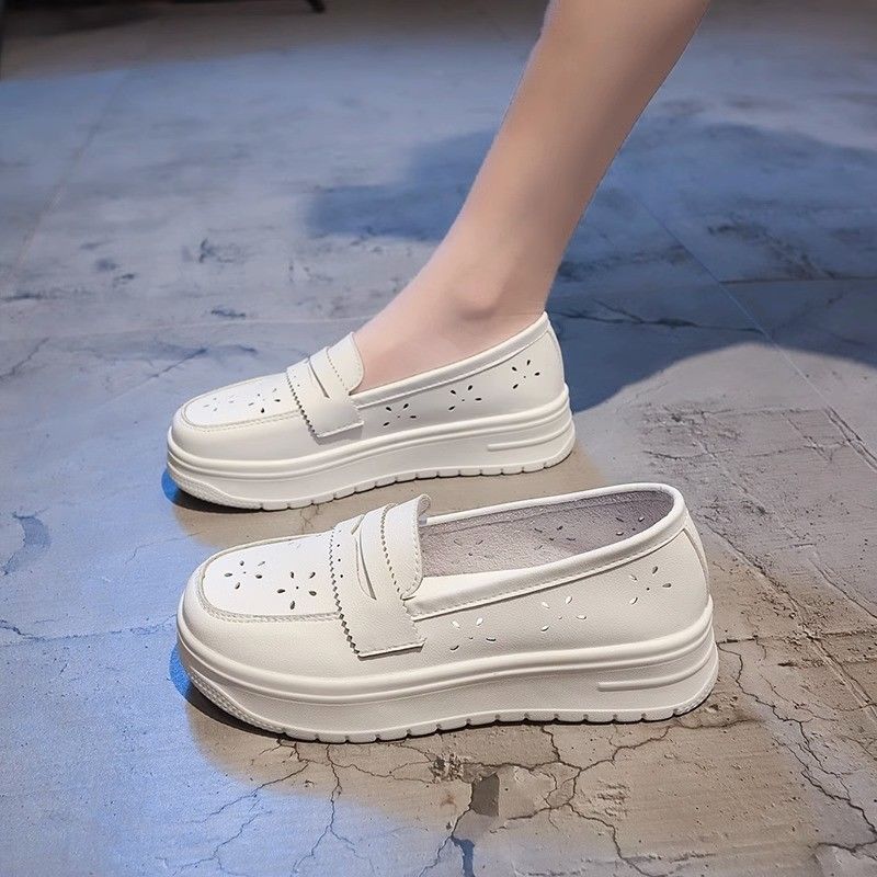 Damen Komfortable Slip-On Sneakers mit atmungsaktiver Oberflächenstruktur Drune