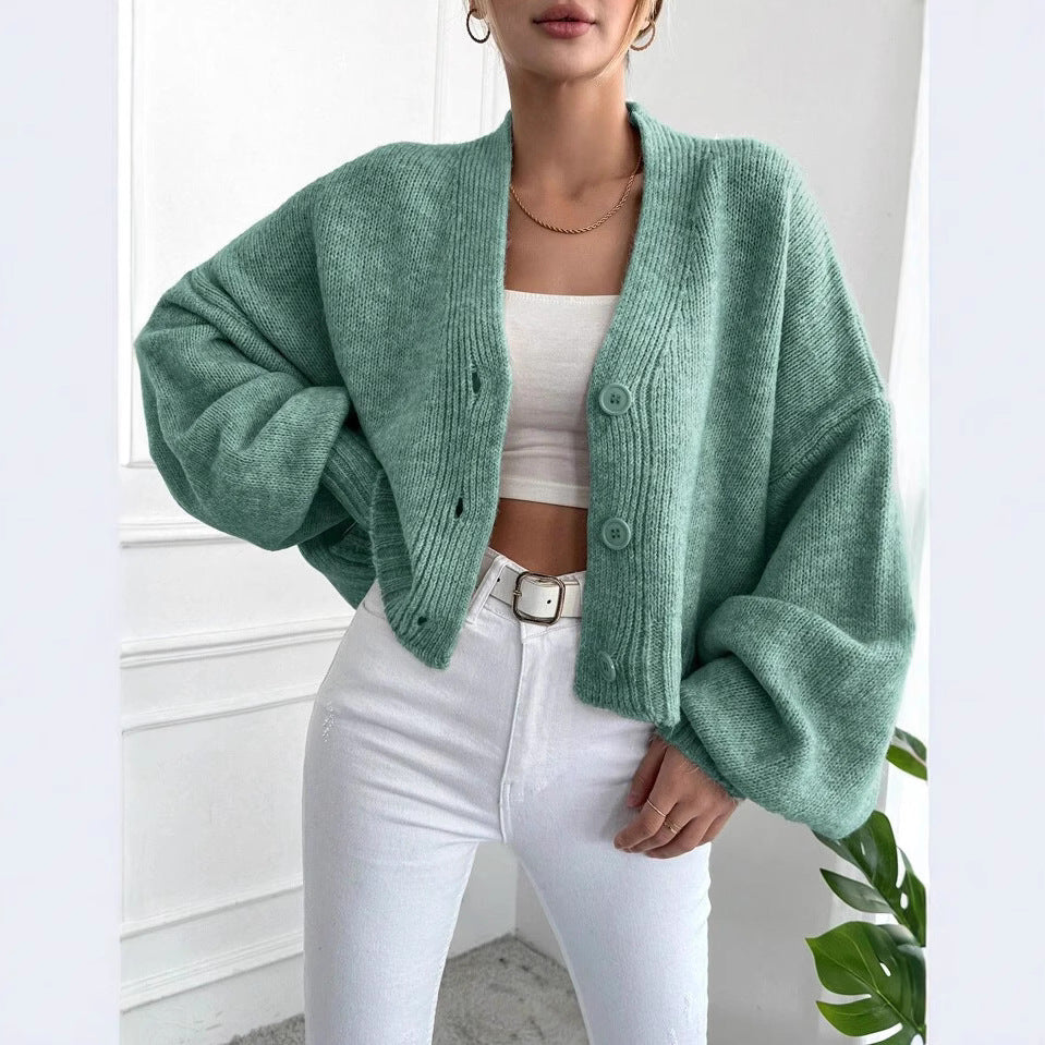 Damen lässige Strickjacke Drune