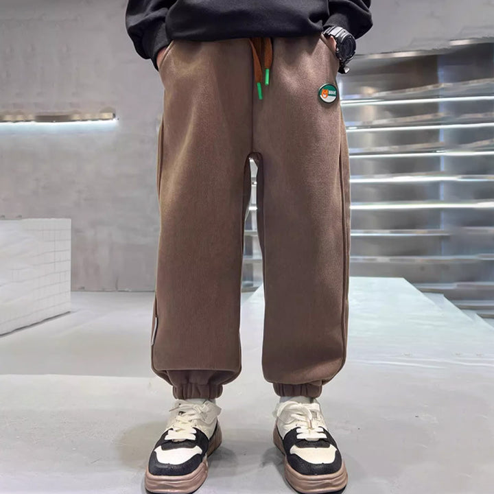 Herren lässige Sporthose mit praktischem Kordelzug und Seitentaschen Drune