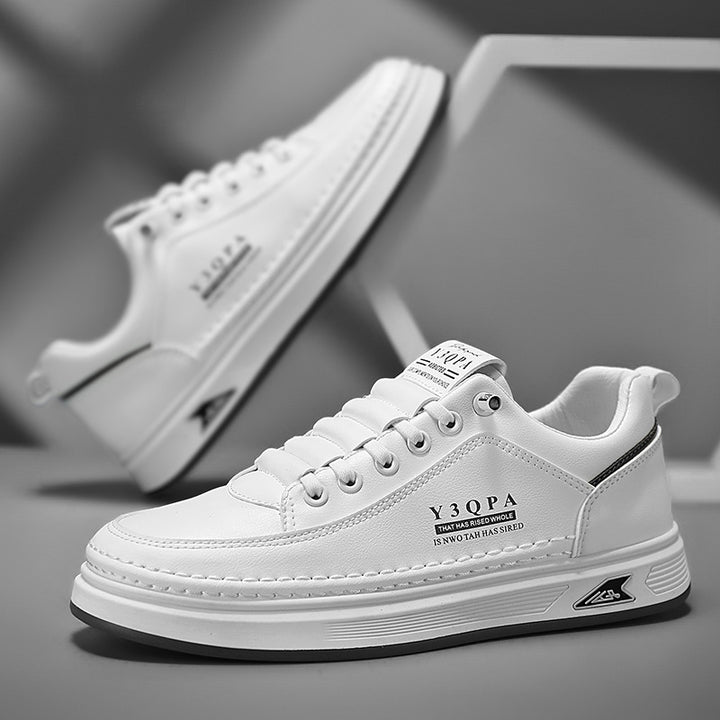 Herren Low-Top City-Sneaker aus Kunstleder mit dicker Komfortsohle und dezenter Logoprägung Drune