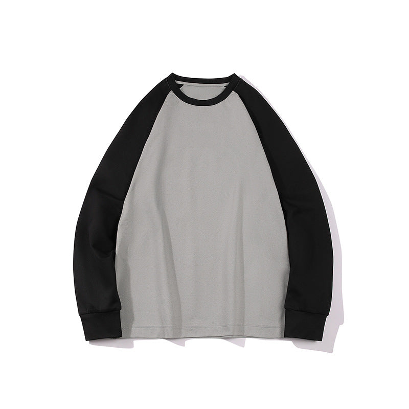 Herren Oversize Raglan-Sweatshirt mit Colourblocking und gerippten Bündchen Drune
