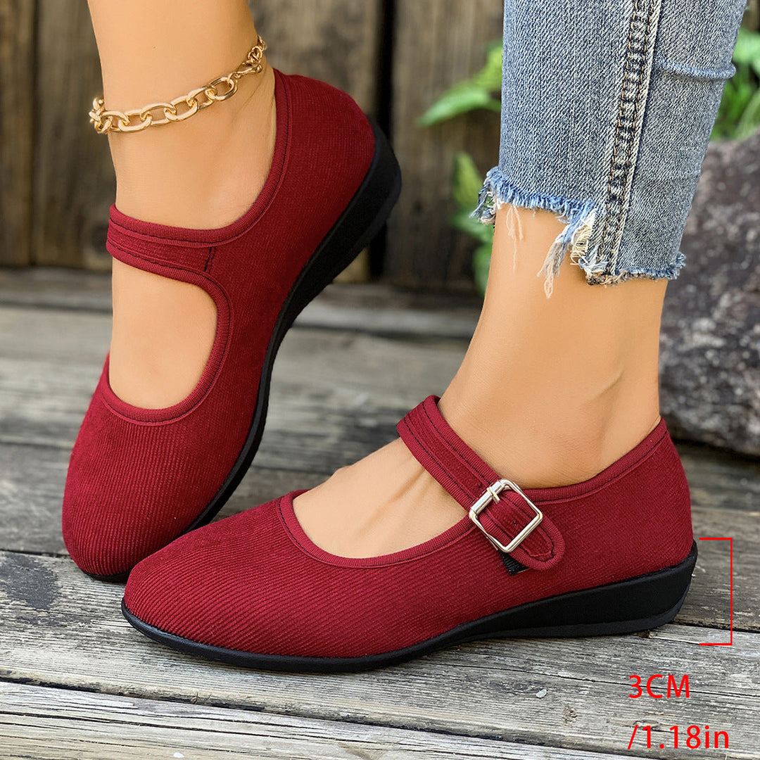 Damen Elegante und komfortable Mary Jane Schuhe Drune