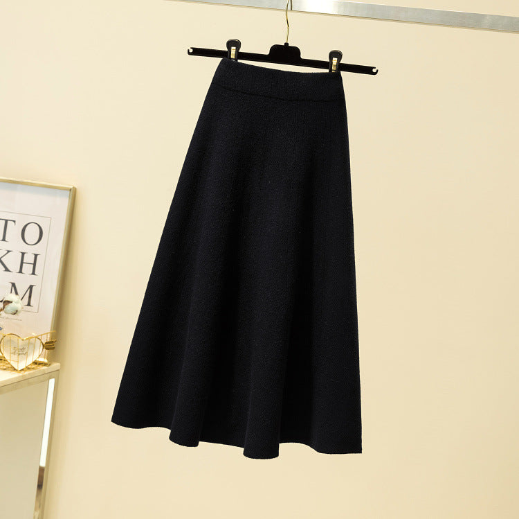 Damen Eleganter, schwingender Midi-Rock Drune