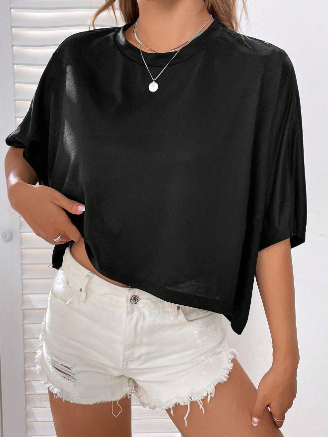 Damen Crop-Top mit weitem Schnitt Drune