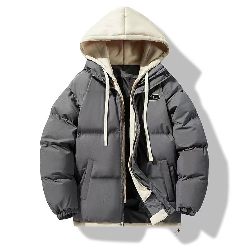 Damen Sportliche Steppjacke mit Kapuze Drune