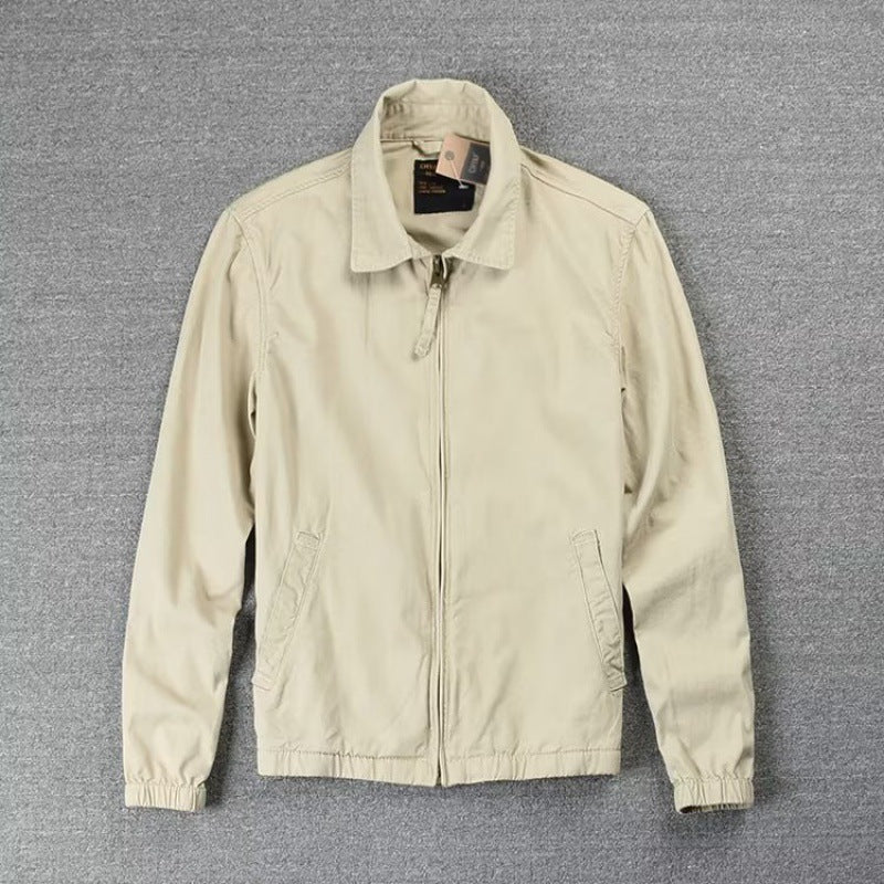 Herren Leichte Freizeitjacke mit elastischem Bund Drune