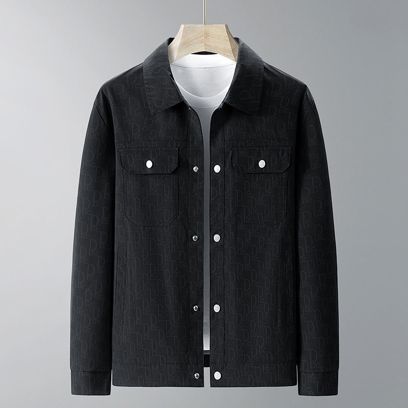 Herren Modische Utility-Jacke Drune