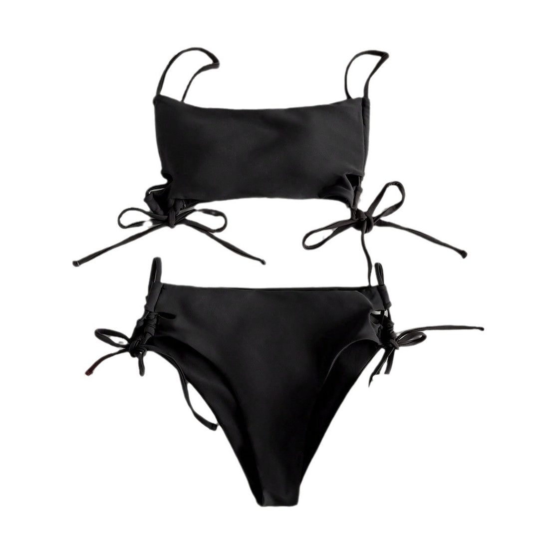 Damen Bandeau-Bikini mit raffinierten Bindebändern Drune