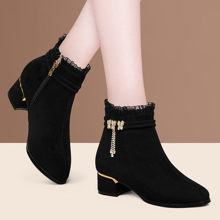 Damen Glamouröse Ankle Boots Drune