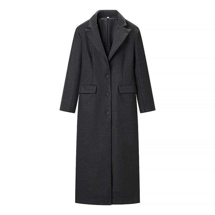 Damen Eleganter Anzugmantel mit klassischem Revers Drune
