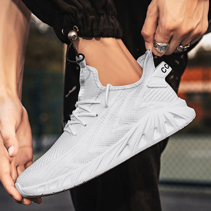 Damen Atmungsaktive und flexible Fitness-Sneaker mit rutschfester Sohle Drune