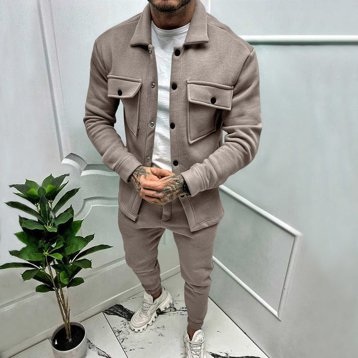 Drune | 2 Teiliges Wildleder Satz Hemd Und Hose
