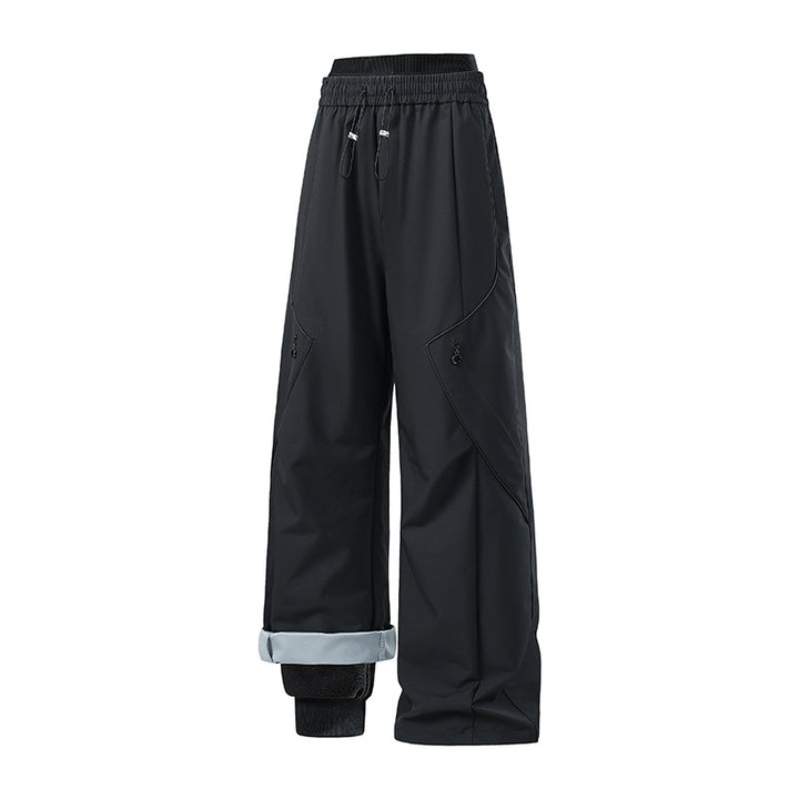 Damen Weite Tech-Cargo-Hose Drune