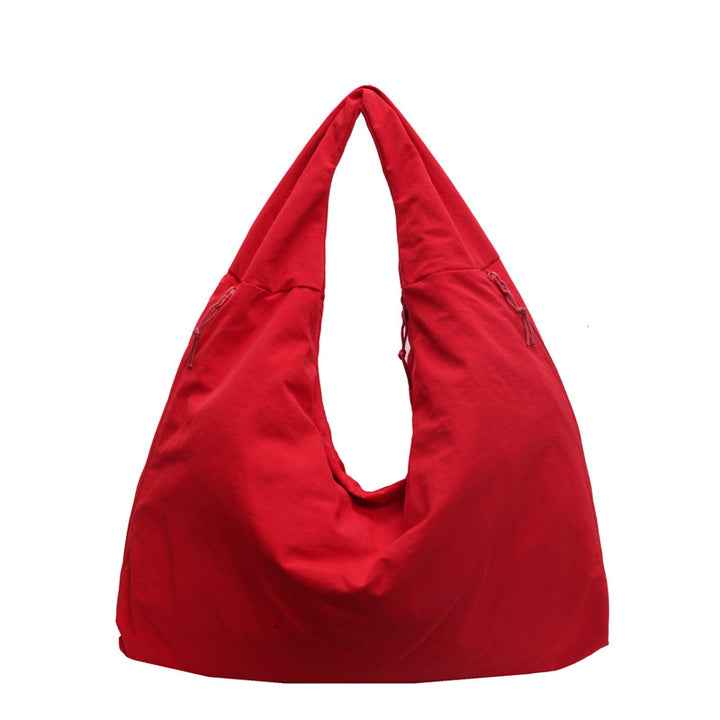 Damen Modern Stoff Hobo Tasche Drune