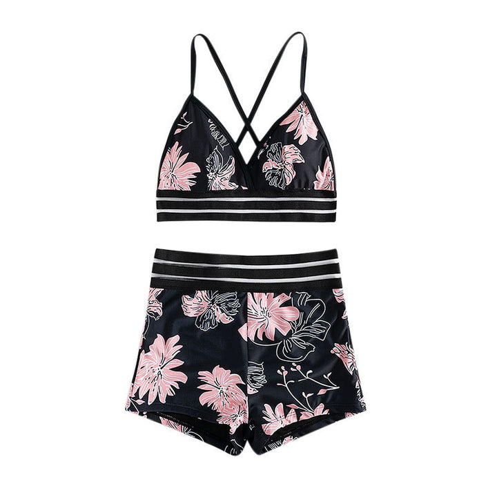 Damen Hochwertiger Bikini mit floralem Muster Drune