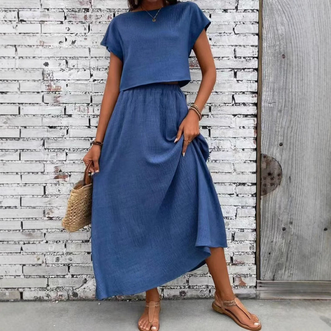Damen zweiteiliges Sommerkleid Drune
