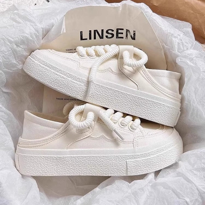 Damen Sportliche Sneakers im minimalistischen Design mit komfortabler Gummisohle Drune