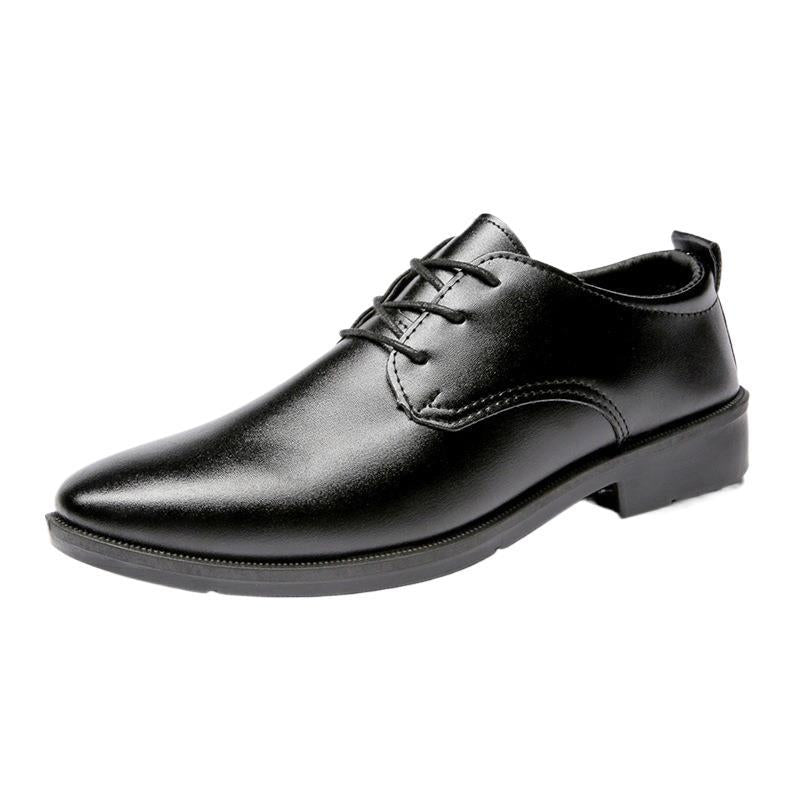 Herren Klassische Lederschnürschuhe Drune