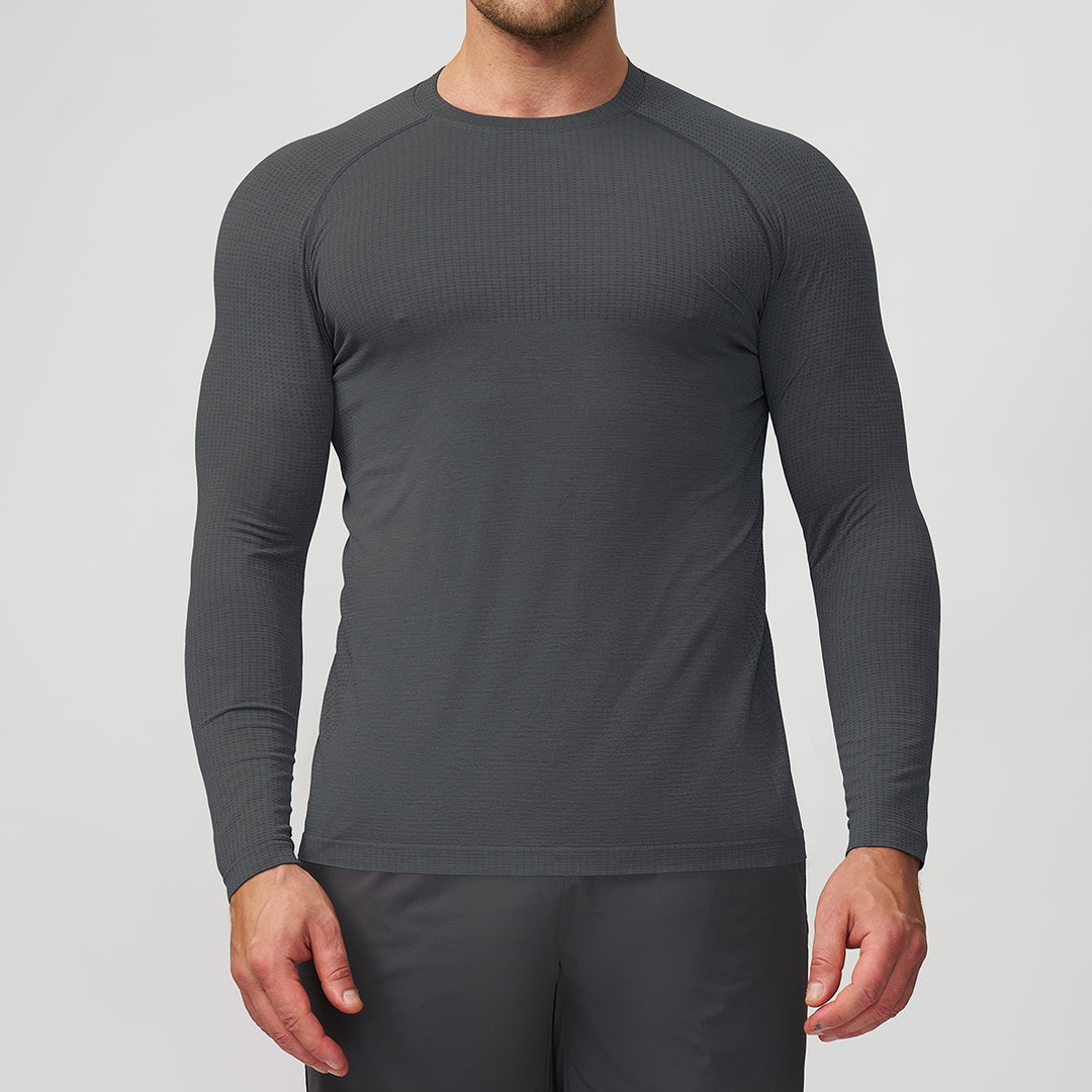 Herren Funktionslangarmshirt mit temperaturregulierenden Eigenschaften Drune