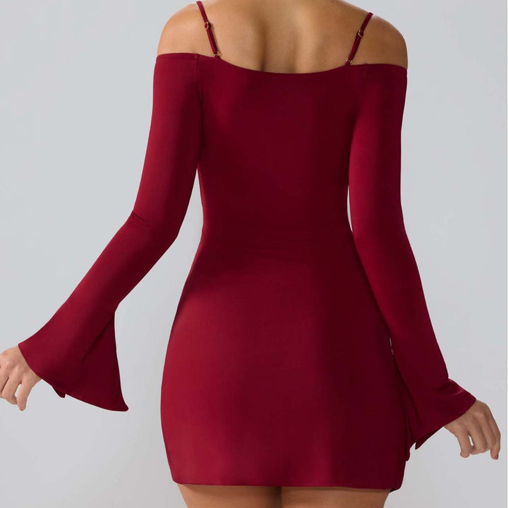 Damen Minikleid mit raffinierten Cut-Out-Details und schickem Knotenverschluss Drune