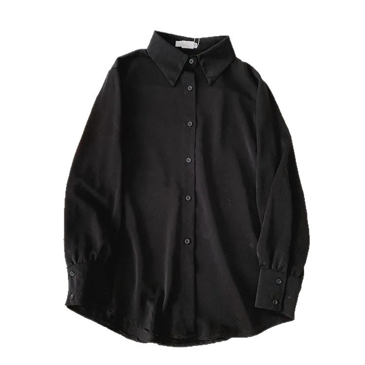 Damen elegante Bluse mit voluminösen Ärmeln Drune
