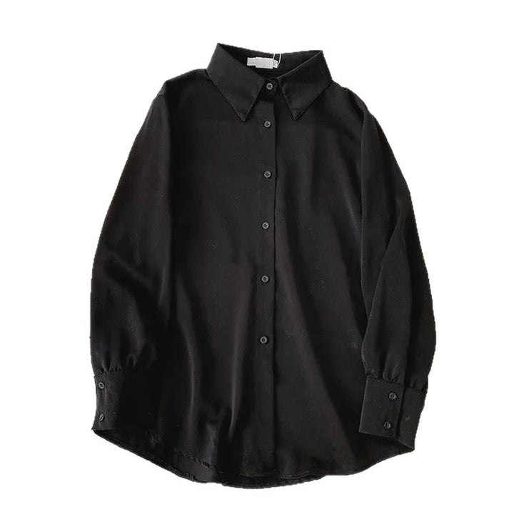 Damen elegante Bluse mit voluminösen Ärmeln Drune