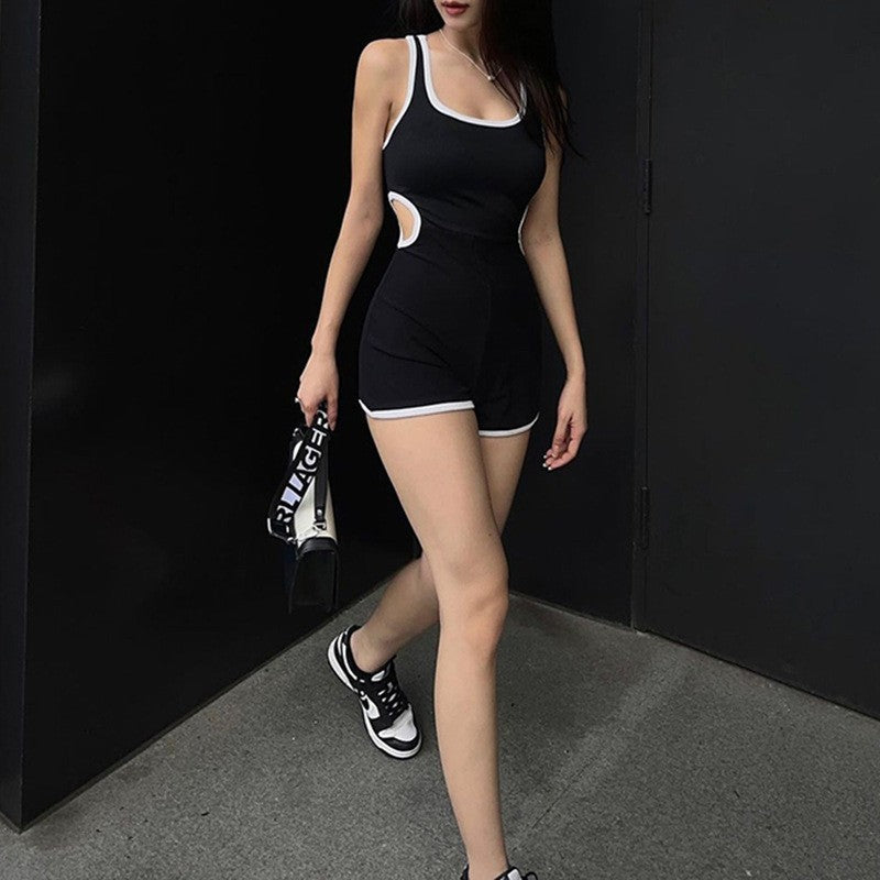 Damen Swimsuit mit hochgeschlossenem Design und elegantem Cut-out Drune
