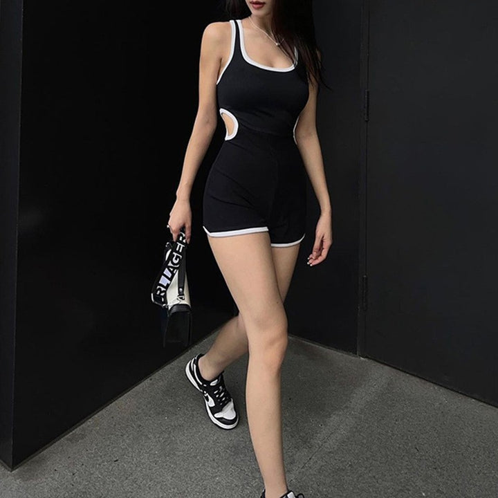 Damen Swimsuit mit hochgeschlossenem Design und elegantem Cut-out Drune