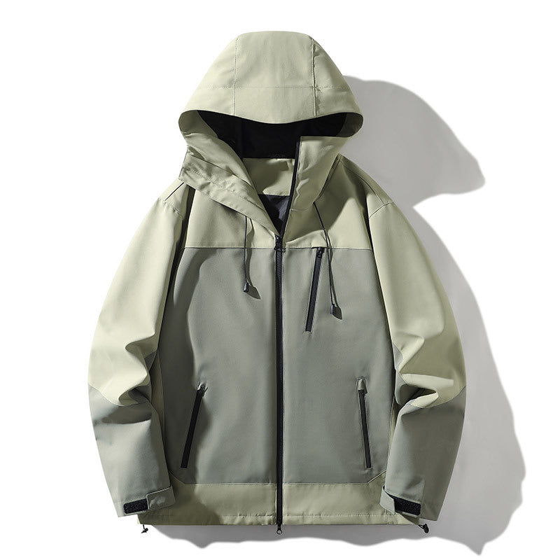 Damen technische Allwetterjacke mit vielseitigem Kapuzendesign und verstellbaren Belüftungsöffnungen Drune