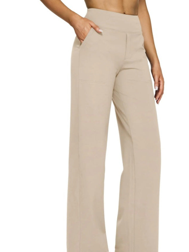 Damen weite Sporthose mit hoher Taille Drune