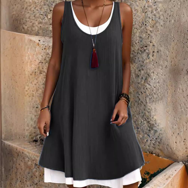 Damen lässiges Sommerkleid Drune