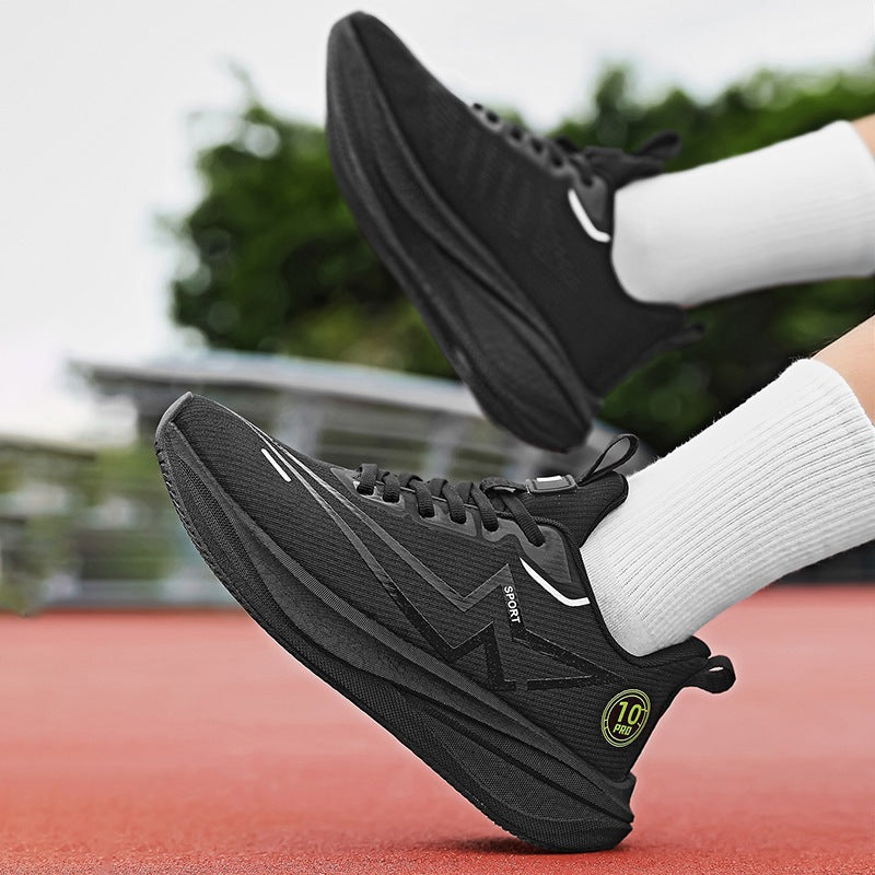 Damen Marathon‑inspirierter Trainingsschuh mit hochgedämpfter Energierückgabe und atmungsaktivem Gradienten‑Mesh Drune