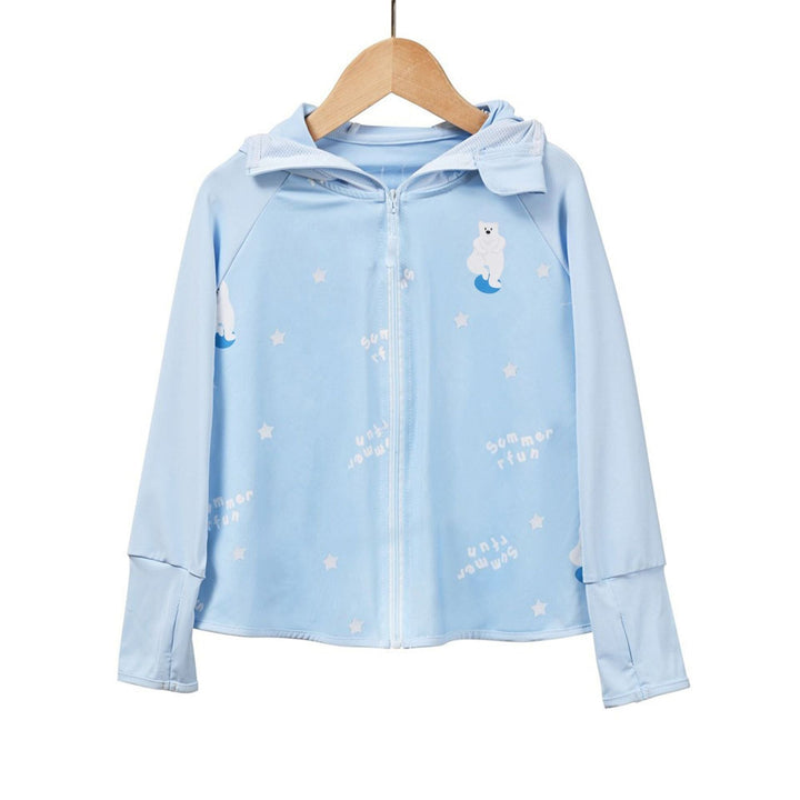 Jungen atmungsaktive Kapuzenjacke mit UV-Schutz Drune